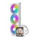 Skysčio aušinimo sistema DarkFlash DV360S MAX White, 360mm AIO, 3.95\" IPS, ARGB