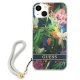 Dėklas Guess Flower Strap skirtas iPhone 13 mini, Mėlynas
