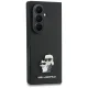 Karl Lagerfeld Saffiano Karl&Choupette Pin dėklas Samsung Galaxy Z Fold 8 Ultra, juodas