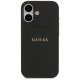 Guess Grained Ring MagSafe dėklas iPhone 17 - juodas