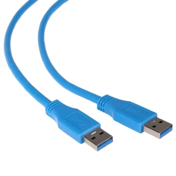 USB 3.0 laidas Maclean MCTV-582, USB-A į USB-A, 1.8 m, mėlynas