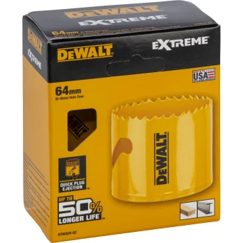 Bimetalinis skylių pjūklas DeWalt DT90324-QZ, 64 mm