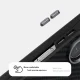 Samsung Galaxy Z Fold 5 ( SM-F946B/DS ) ABEEL Carbon Fiber Texture Cover Case, Black