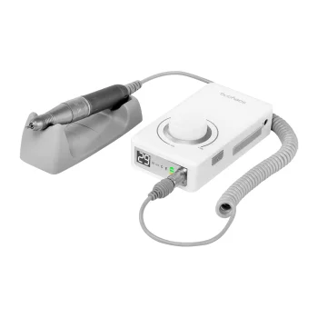 Saeyang Marathon K38 PRO BS30 bešepetėlinė akumuliatorinė nagų freza, 30 000 RPM, balta