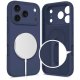 Tech-Protect Silicone MagSafe dėklas, skirtas iPhone 17 Pro Max - Navy Blue