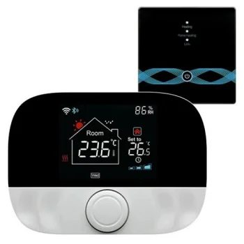TUYA programuojamas belaidis termostatas dujiniam katilui, Wi-Fi, RF, 3A