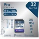 Verbatim Pro SDHC atminties kortelė 32 GB, Class 10, UHS-I U3