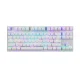 Mechaninė žaidimų klaviatūra Motospeed K82 RGB, balta