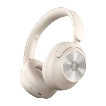 Belaidės ausinės OneOdio A6, ANC, Bluetooth 6.0, baltos