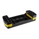 4Fizjo Standard 3-Level Aerobic Step, Black/Yellow