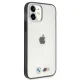 BMW iPhone 12 mini dėklas Sandblast, skaidrus