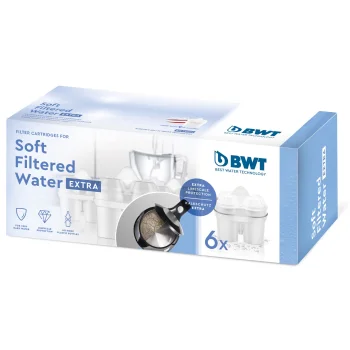 BWT Soft Filtered Water EXTRA 814560 vandens filtro kasetės, 6 vnt., baltos