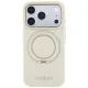 Dėklas Guess iPhone 18 Pro Max / 17 Pro Max Ring Stand 360 MagSafe, smėlio sp.