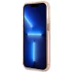 „Guess Gold Outline Translucent MagSafe“ dėklas „iPhone 13 / 13 Pro“, rožinis