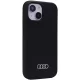 Audi dėklas iPhone 15 telefonui, juodas