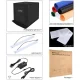 Fotostudijos palapinė Puluz PU5040EU 40cm, LED 2400 lm