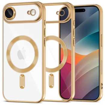 Tech-Protect iPhone 17 Air Case MagFlex MagSafe, Transparent Gold