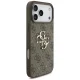 Guess 4G Big Logo dėklas, skirtas iPhone 17 Pro / 18 Pro, rudas