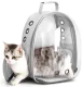 Folding Pet Cat Dog Travel Backpack Knapsack Rucksack Bag Case, 28-68x32x42cm, Grey