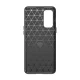 Oneplus Nord 2 5G Carbon Flexible Cover TPU Case, Black