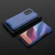 Dėklas Honeycomb skirtas Xiaomi Redmi K40 Pro+ / K40 Pro / K40 / Poco F3, mėlynas