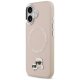 Karl Lagerfeld Karl & Choupette Pins MagSafe dėklas iPhone 17, rožinis