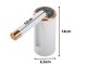 Electric Water Bottle Pump USB Rechargeable Folding Automatic Dispenser for 5 Gallon, White