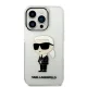 Karl Lagerfeld Ikonik Karl skaidrus dėklas, skirtas iPhone 14 Pro