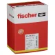 Kalami mūrviniai Fischer N 8x60/20 S su įleidžiamąja galvute, 100 vnt.