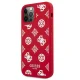 Guess Peony Collection silikoninis dėklas skirtas iPhone 12 Pro Max, raudonas