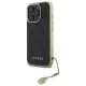 Guess iPhone 16 Pro Max dėklas 4G Charms Collection, juodas