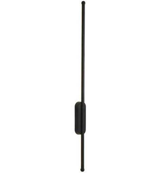 LED Light Wall Lamp Minimalist Sconce, 100cm, 6000K, Black