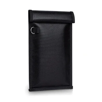 Ugniai atsparus RFID telefono dėklas OTN-27 su signalo blokavimu 27x12.3 cm - Juodas
