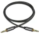 Garso laidas Wozinsky 2x 3.5 mm mini jack AUX 1.5 m, juodas