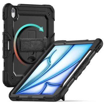 Tech-Protect Solid360 dėklas iPad Air 11" (2024), juodas