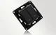 Sieninis jungiklis Shelly Wallswitch2Black, 2 mygtukai, juodas
