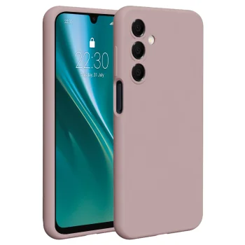 Silikoninis dėklas Etteri Silicone skirtas Samsung Galaxy A17 / A18 5G, šviesiai rožinis