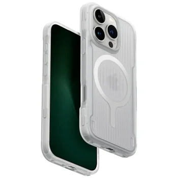 Uniq Combat Active Magclick dėklas skirtas iPhone 16 Pro, Lume White