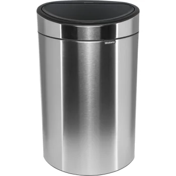 Rūšiavimo šiukšliadėžė Brabantia Touch Bin New Recycle, 2 skyriai, matinis plienas