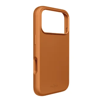 Puro Icon Mag Pro silikoninis dėklas, skirtas iPhone 17 Pro, oranžinis