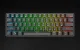 Mechaninė klaviatūra Royal Kludge RK61 RGB, Brown Switch, juoda
