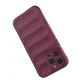 Magic Shield Case Phone Case Cover iPhone 14 Pro Max elastic armored case in burgundy