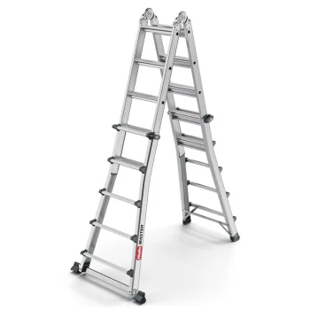 Daugiafunkcinės kopėčios Hailo Master M100 4 x 5 pakopos