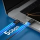 Spigen EB10020CC USB-C į USB-C laidas 100W 200cm - Juodas