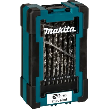 Metalo grąžtų rinkinys Makita D-78368 HSS-GS, 1–13 mm, 25 vnt.