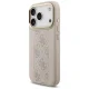 Guess 4G Stripe MagSafe dėklas telefonui Apple iPhone 17 Pro, rožinis