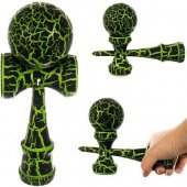 Kendama Bilboke Wooden Coordination and Dexterity Toy, Green