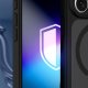 3mk Misty MagCase dėklas skirtas Apple iPhone 17 Pro Max, juodas