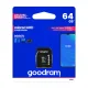 Goodram 64GB microSDXC Class 10 UHS-I atminties kortelė su adapteriu