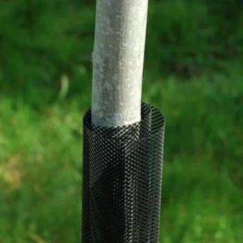 Tree Trunk Protection Mesh Ø6 × 80 cm, 3 pcs, Black